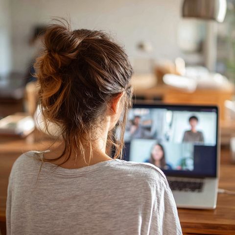 Video call with nanny